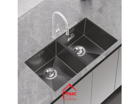 Chậu rửa bát chống xước inox 304 EUC28746ED – Eurogold
