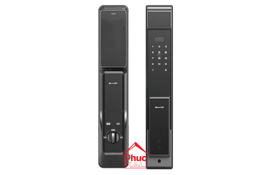 KHOÁ VÂN TAY THÔNG MINH SHARP H2-B XÁM (GRAY)