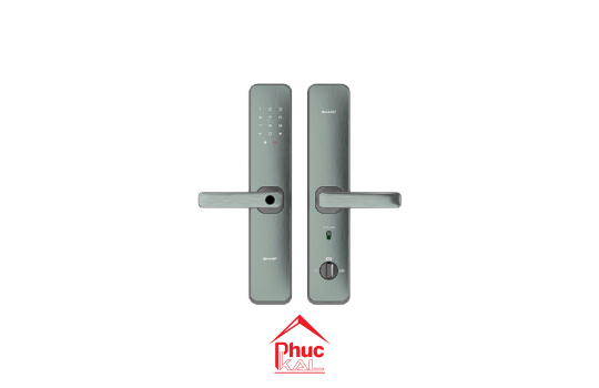 KHOÁ VÂN TAY THÔNG MINH SHARP A2-B XÁM (GRAY)